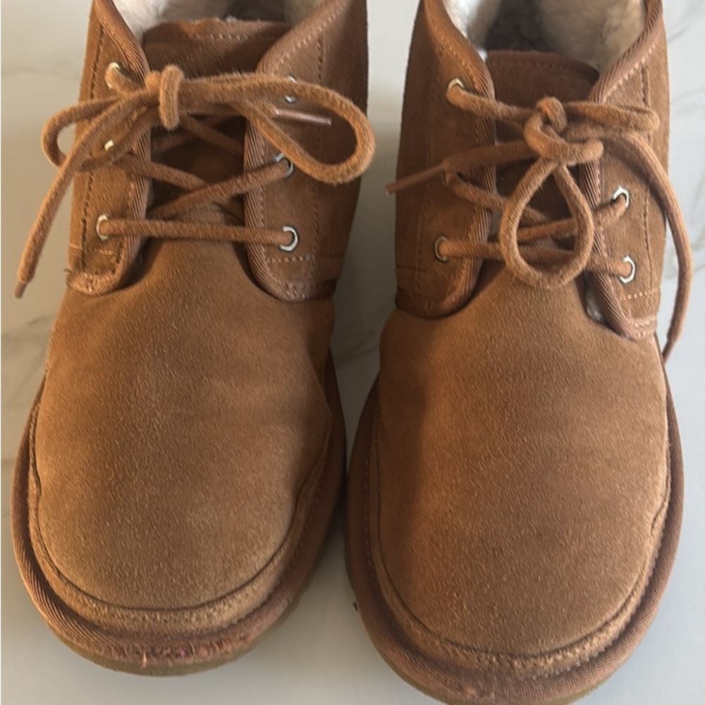 UGG Men’s Neumal Chestnut Lace-Up Boots size 9